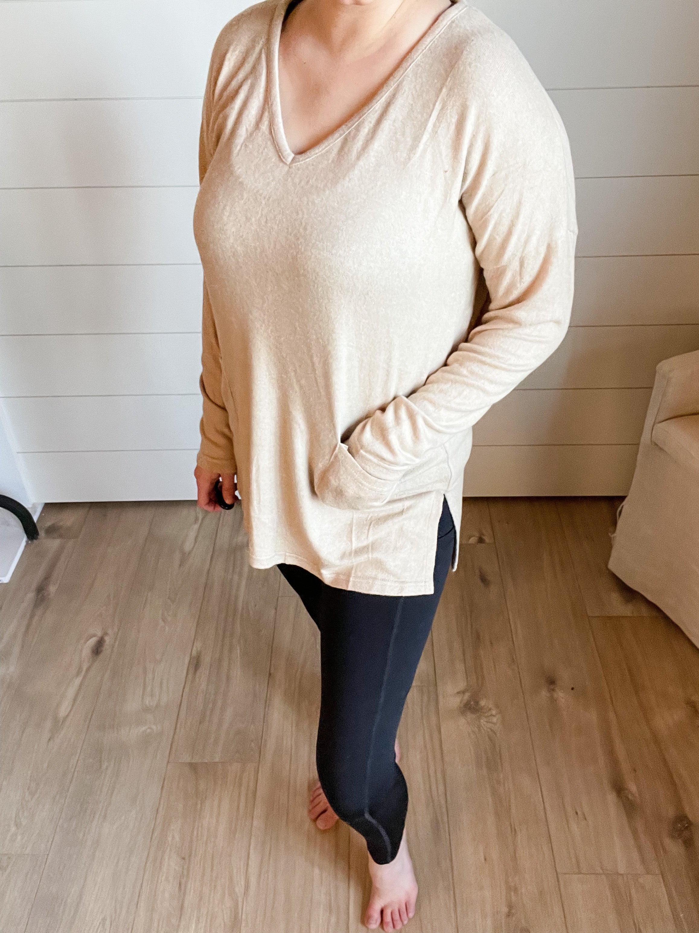 Brushed Tunic Top